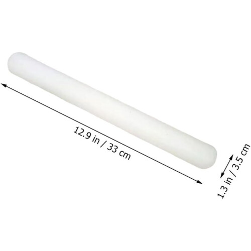 Non-Stick Dumpling Rolling Pin 3.5x33cm, Long Wooden Dough Roller 1