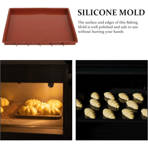 Silicone Loaf Pans for Bread Reusable Rectangular Baking Toast Mold 2