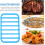 Silicone Roasting Rack Non Stick Cooling Rack Heat Insulation Blue Safe Silicone Mat 3