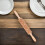 Embossing Rolling Pin for Pie Crust Dough Rolling Pin Multi Functional Beech Wood Cylindrical 6