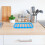 Silicone Roasting Rack Non Stick Cooling Rack Heat Insulation Blue Safe Silicone Mat 8