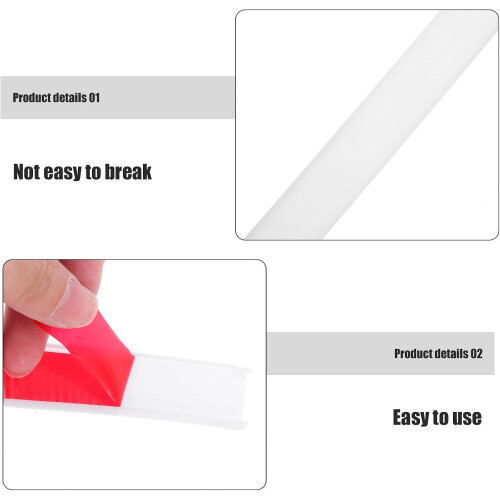 1 Roll U Shape Edge Banding Self Adhesive Edge Protector Soft TPE Material Stylish Visually Appealing 2