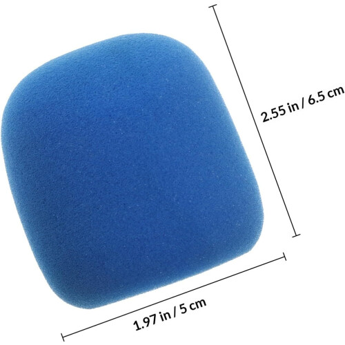 Microphone Sponge Covers Random Color 10pcs Assorted Color Windshield Protective Mic Covers 1