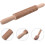 Dough Baking Roller Professional Screw Threaded Wood Rolling Pin Space Saving Beige Kitchen Tool 5