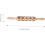 Christmas Patterned Plastic Biscuits Rolling Pin for Baking with Embossed Snowflake Design Baking Tool 2