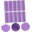 Limes à ongles décoratives et bloc polissoir (lot de 10 pièces) 6