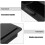 Under Desk Self-Adhesive Hidden Storage Drawer Organizer Tray Black Small Under Shelf Pull-Out Drawer 3