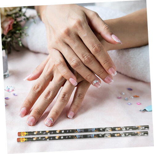10 τεμάχια μολύβια νυχιών με κερί Rhinestone για μανικιούρ και χειροτεχνίες 2
