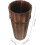 Porte-parapluie en bois, design compact, solution de rangement soignée, aspect élégant 2