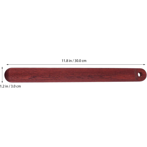 Dough Roller Wooden Rolling Pin 30Cm Solid Wood with Hanging Hole for Dumpling and Bread Making Tool 1