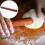 Dough Roller Wooden Rolling Pin 30Cm Solid Wood with Hanging Hole for Dumpling and Bread Making Tool 5