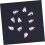 10 st. imitation kristall nagelplattor strass 3
