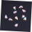 10 st. imitation kristall nagelplattor strass 4