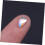 10 st. imitation kristall nagelplattor strass 5