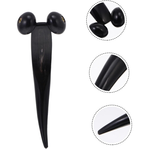 Horn Massager Black Horn Manuelles Rollmassagerad Muskelroller 2