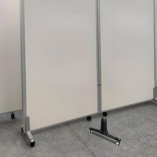 Paravent portable en alliage, support de séparation de pièce, conception robuste et réglable 2