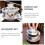 Copa de chá de porcelana com tampa de prato para chá de oolong e jasmim 3