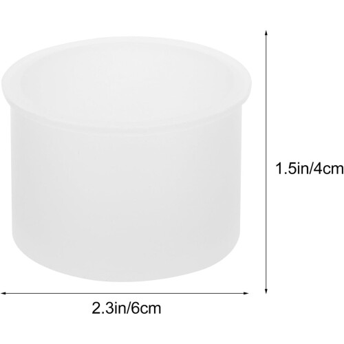 Molde de vela perfumada Silicone DIY Candlestick Holder Moldes Aroma Tools for Candle Making 1