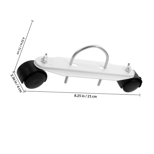 1 Pair Replacement Caster Wheels Heater Radiator Support Bracket 1