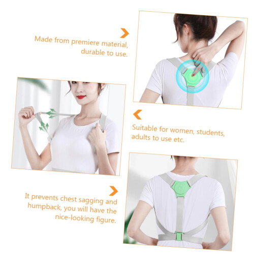 Adjustable Back Belt Smart Hunchback Corrector Shoulder Support Breathable Design 2
