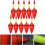 10 stuks plastic zeevisdobbers, lichtgewicht visgadget 6