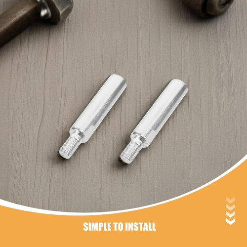 Adaptador de polimento do eixo de conexão roscada da haste de extensão da moadora de ângulo de aço 10pcs M10 2