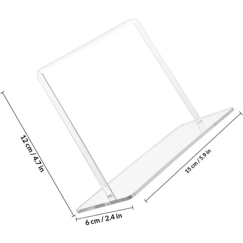 Ohrringhalter aus Acryl mit flachem Boden, elegantes Design 1