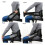 Posture Corrector Back Support Brace Belt for Sitting, Black Adjustable Waist Protector 5