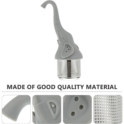 Tea Steeper Tefilter Silikon Rustfritt Stål Gjenbrukbart Matsikker Pingvinform Kreativt Design 2
