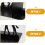 Cartoon Desktop Bookends Set, Metal Giraffe e Esquilo Book Holder para prateleiras e mesa 3