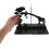Cartoon Desktop Bookends Set, Metal Giraffe e Esquilo Book Holder para prateleiras e mesa 4