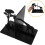 Cartoon Desktop Bookends Set, Metal Giraffe e Esquilo Book Holder para prateleiras e mesa 8