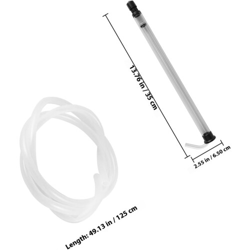 Auto-Siphon Wine Bottle Syphon Tubing with 35cm Mini Siphoning Tool 1