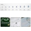 Ring Diamond Comparison Ruler for Cubic Zirconia Shape Selector Diamond Measuring Template 8