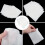 2pcs Vintage Style Makeup Mirror Carving Pattern Handheld Cosmetic Mirror 3