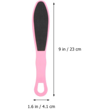 Lot de 10 limes à pieds double face mates, outil multifonction pour le soin des pieds et des callosités.