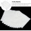 2pcs Vintage Style Makeup Mirror Carving Pattern Handheld Cosmetic Mirror 5