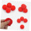 10pcs Red Enchanted Sponge Balls 4.5cm Soft Sponge Balls Trick Performance Props 3