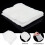 2pcs Vintage Style Makeup Mirror Carving Pattern Handheld Cosmetic Mirror 7