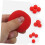 10pcs Red Enchanted Sponge Balls 4.5cm Soft Sponge Balls Trick Performance Props 7