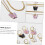 Set di collana e orecchini a farfalla, gioielli alla moda per donna, gioielli delicati 5
