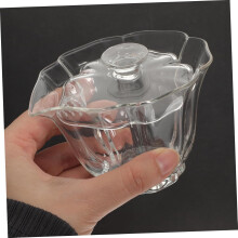 Praktischer Deckel aus hochwertigem Borosilikatglas mit rutschfestem Griff
