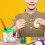 Plastic Paint Cups for Fine Art Classes 16pcs Painting Tools Set with Assorted Colors 3
