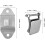Supporto per luce per casco, clip di montaggio per luce per casco, accessori per la sicurezza, accessori per casco. 2