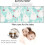 10 Stück Oster-Patchwork-Baumwollstoffbögen 25x25cm DIY-Quiltstoff 7