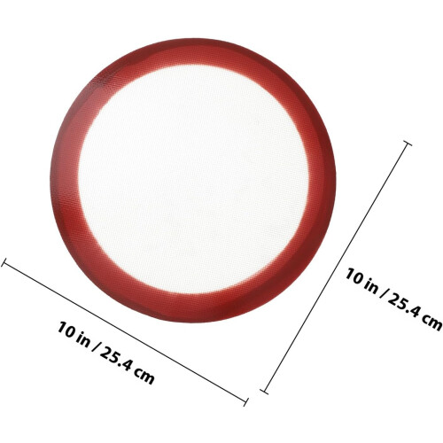 Runde Silikon-Backmatte, antihaftbeschichtet, hitzebeständig 1