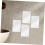 10pcs Rectangular Acrylic Mirror Sheets Self Adhesive Lightweight Decorative Wall Mirrors Resistant 7