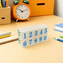 Sello digital numerador para sellos de oficina de manualidades, codificación de fecha y número
