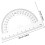 10pcs Protractors Bulk for Classroom Plastic Portable Measuring Ruler Half Circle Math Angle Tool 2