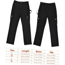 Pantaloni cargo cu talie înaltă pentru femei, design clasic, cu buzunare multiple, confortabili